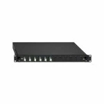 Rutenbeck 2280304060 Basic-Line-Spleissbox ausziehbar 19 Zoll/1HE 6xLC-D OS2 APC grün 