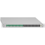 Rutenbeck 228030412 Spleissbox ausziehbar 19 Zoll/1HE 12xLC-D OS2 APC grün 