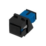 Rutenbeck 228090800 SC Keystone Modul SM OS2 (blau) schwarz (ähnlich RAL 9005) 