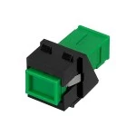 Rutenbeck 228090900 SC Keystone Modul SM OS2 APC (grün) schwarz (ähnlich RAL 9005) 