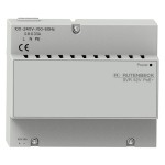 Rutenbeck 23510304 PoE-Spannungsversorgung REG-Montage Ausgangsleistung: 80W für bis zu 3 PoE+-Geräte (Klasse 0 - 4) lichtgrau (ähnlich RAL 7035) 