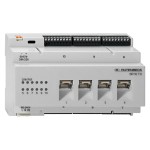 Rutenbeck 23510504 Gigabit-Switch REG-Montage 4 x RJ45-Frontports 10/100/1000 Mbit/s 6 x Installationsports 10/100/1000 Mbit/s 