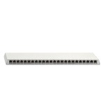 Rutenbeck 23611124 10 Gigabit-Patchpanel geschirmt Aufputz für Tisch-/Wandmontage REG-Montage mit Hutschienenadapter 10010070 24 RJ45 Steckbuchsen 