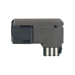 Rutenbeck 700101253 TAE-Adapterstecker für Zusatzgeräte mit RJ11-/RJ12-Steckersystem 