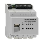 Rutenbeck 700802615 IP-Schaltaktor/Sensor 4 x 16 A 1 A/D-Eingang mit Netzwerkanschluss REG-Montage lichtgrau (ähnlich RAL 7035) 