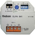 Theben 0410002 Treppenlicht-Zeitschalter ELPA 041 UP 12 Funktionen 