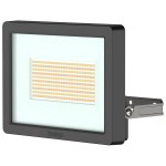 Theben 1020677 Schwarzer LED-Strahler 50 W mit umschaltbarer Farbtemperatur 3000/4000 K, schwenkbar (Zubehör) 