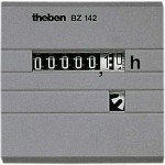 Theben 1424721 Betriebsstundenzähler BZ 142-1 24V Front 48x48mm 