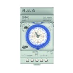 Theben 1610021 Theben Reiheneinbau-Zeitschaltuhr mit 24 Stunden Tagesprogramm, 15 Minuten Schaltzeit, 3 TE 