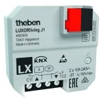 Theben 4800550 UP-Jalousieaktor LUXORliving J1 1 Kanal 