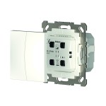 Theben 4941675 PD 1 RF KNX 2/4-fach Funk-Taster 