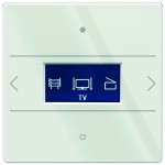 Theben 4969288 KNX Glas-Raumcontroller mit integriertem Temperaturregler und KNX Data Secure 