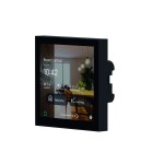 Theben 4969300 KNX-Raumcontroller mit 4 Zoll Touch-Display zur Steuerung von Temperatur, Luftfeuchtigkeit 