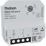 Theben 5420130 UP-Universaldimmer DIMAX 542 plus S für ESL/230V LED-Lampen 