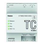 Theben 6490430 Digitale Zeitschaltuhr TC 649 C mit Jahresprogramm 