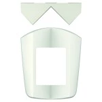 Theben 9070902 Eckmontagewinkel Eckwinkel theLuxa S WH ws 