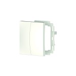 Theben 9080027 Wippe 2-fach wh Doppel Wippe weiß 