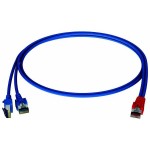 Homeway HCAHNG-B2103-A005 Y-Patchkabel LAN/LAN blau/blau 0,5 Meter 