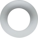 B.E.G. 92237 Abdeckring Edelstahl-Optik 