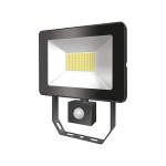 Esylux EL10810893 LED-Strahler mit Bewegungsmelder 5000lm 3000K schwarz 50W BASICAFLTR5000830MDB 