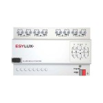 Esylux EC10430350 KNX-Jalousieaktor 8-fach 10A 4-Kanal CU-DIN SB 4-CH10AKNX 