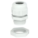 OBO Bettermann 2024661 Kabelverschraubung PG13,5 PA RAL 7035 V-TEC PG13,5+LGR 50 Stück 