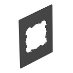 OBO Bettermann 7408172 Abdeckplatte 1xEK für T12L T12L P1S 9011 