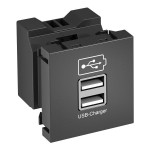 OBO Bettermann 6105302 USB Ladegerät mit 2.1A Ladestrom MTG-2UC2.1 SWGR1 