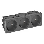 OBO Bettermann 6120511 Steckdose 33 Grad 3-fach Schutzkontakt,Con.45 STD-D3SC SWGR3 