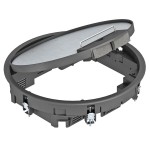 OBO Bettermann 7405456 Geräteeinsatz Universalmontage PA GESR7 10U 9011 