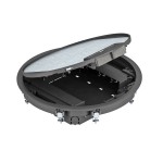 OBO Bettermann 7405049 Geräteeinsatz für Kanalmontage GESR9 55U V 9011 