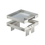 OBO Bettermann 7409228 Kassette quadratisch 200x200mm RKSN2 UZD3 4VS20 