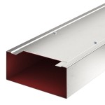 OBO Bettermann 7216401 Installationskanal Metall für Außenanwendungen PLMR 1025 A2 2 Meter 