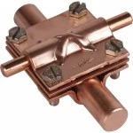 DEHN 316167 KS168.10FL30OVZPCU Kreuzstück Cu für Rd 16/8-10mm 25 Stück 