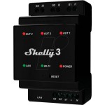 Shelly Relais 'Pro 3' WLAN & LAN Schaltaktor 3x 16A max. 48A Bluetooth 