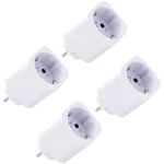 Shelly Plug & Play Plug M Gen3 White · 4er Set · Smarter Zwischenstecker 