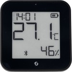 Shelly Plug & Play · Blu ZB H&T Display Black · Temperatur- & Feuchtigkeitssensor · 