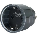 Shelly Plug & Play Plug PM Gen3 Black · Smarter Energiezähler · Messfunktion · 