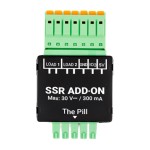 Shelly The Pill · SSR Add-on Zweikanal-Solid-State-Relaismodul (Zubehör) 