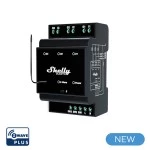 Shelly Hutschiene · Wave Pro 3 · Relais · max. 48 A · 3 Phasen · 3x 16A · Z-Wave 40 m 