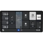 Shelly Unterputz · Wall Display X2i Black · WLAN · schwarz 
