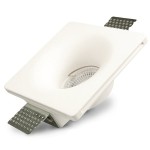 ISOLED 112078 Gips-Einbaustrahler GU5.3, quadratisch 