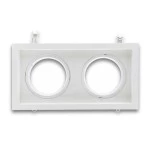 ISOLED 112577 Einbaurahmen AR111, eckig, 2 fach 