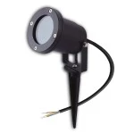 ISOLED 113296 Aufbaustrahler GU10, IP65, schwarz 