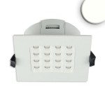 ISOLED 113779 LED Downlight Prism mit 10W Leistung, dimmbar, neutralweiß, Schutzart IP54, blendungsreduziert 