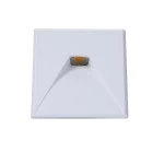 ISOLED 114563 Cover Aluminium eckig 2 weiß 