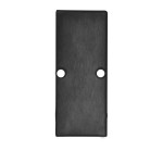 ISOLED 114830 Endkappe EC90 Aluminium schwarz 