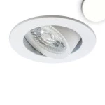 ISOLED 114884 LED Einbauleuchte Slim68 weiß, rund 
