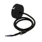 ISOLED 114940 Deckenbaldachin rund 60mm, schwarz 