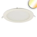 ISOLED 115595 LED Downlight, rund ultraflach weiß 